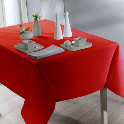 UNITED RED TABLECLOTH TEMPTATION RECT 140X300