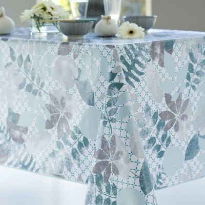 VEGETALMIX AQUA ROUND TABLECLOTH 180