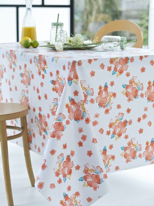 HIBISCUS CORAIL NAPPE RECT 140X200