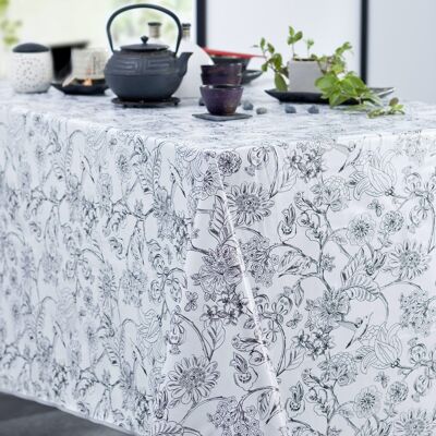 PARADISIAQUE WHITE TABLECLOTH RECT 140X200