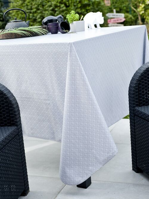 EVENTAIL GRIS NAPPE RECT 140X200