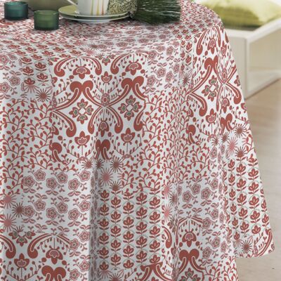 MY LIBERTY TERRACOTA ROUND TABLECLOTH 140