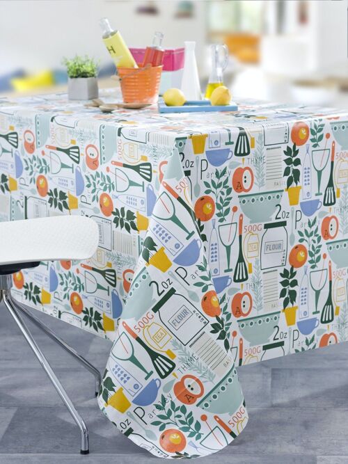 INSTANT CUISINE MULTICOLORE NAPPE RECT 140X250