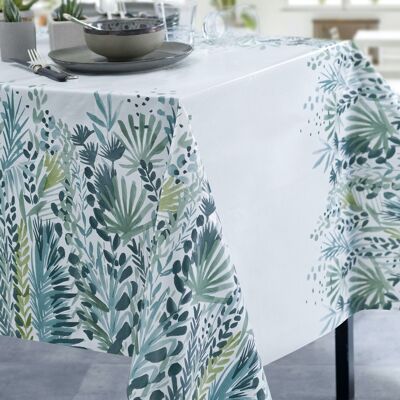 WINNY GREEN RECT TABLECLOTH 140X250