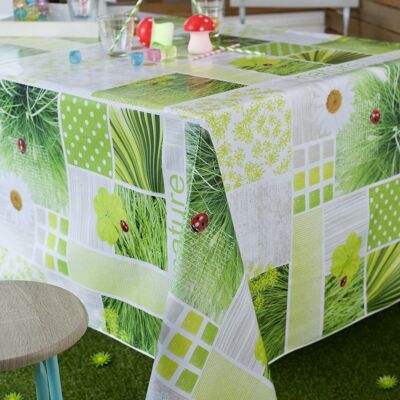 RELAXATION GREEN RECT TABLECLOTH 140X200