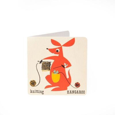 Kangaroo Alphabet Card