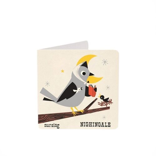 Nightingale Alphabet Card