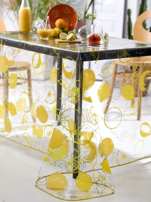 AGRUME JAUNE NAPPE RECT 140X250