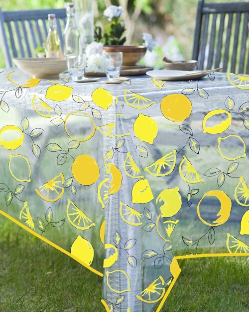 AGRUME JAUNE NAPPE RONDE 140