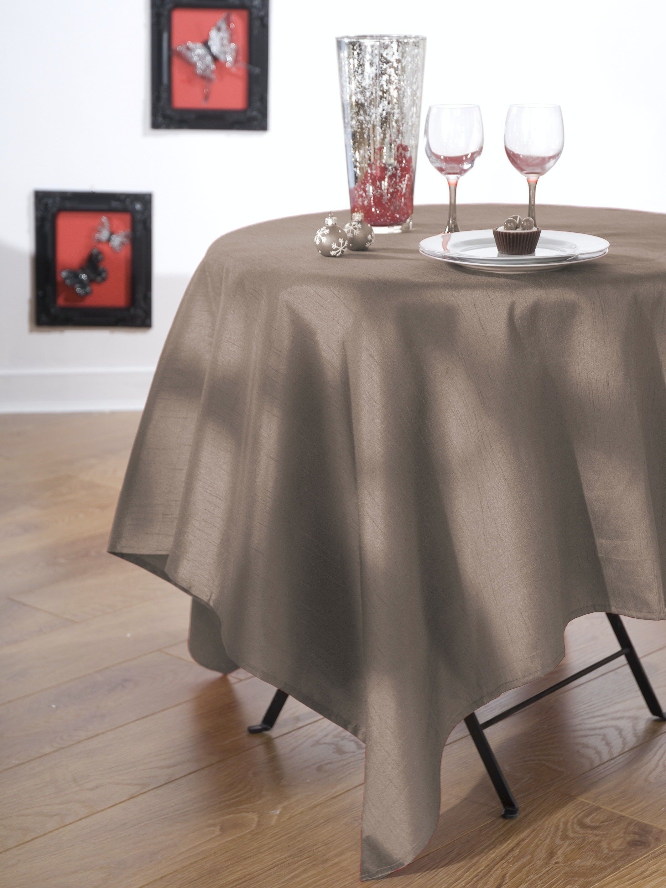 SEIDENEFFEKT TAUPE NAP.OVAL 180X240