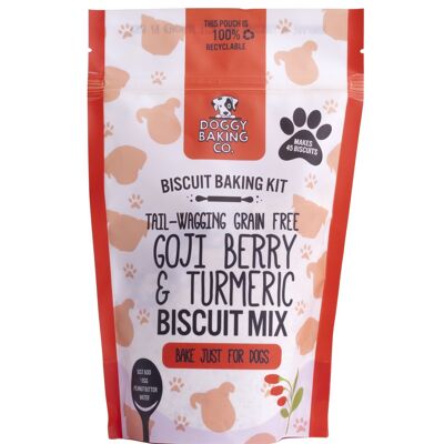 Grain Free Goji Berry & Turmeric Biscuit Mix in a Pouch - Case of 10