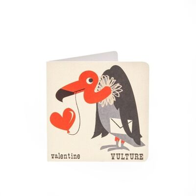 Vulture Alphabet Card
