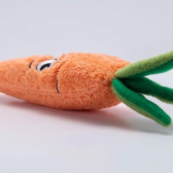 WufWuf - Crazy Carrot - Jouet en peluche pour chien 3