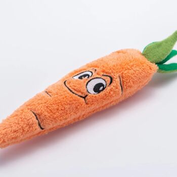 WufWuf - Crazy Carrot - Jouet en peluche pour chien 2