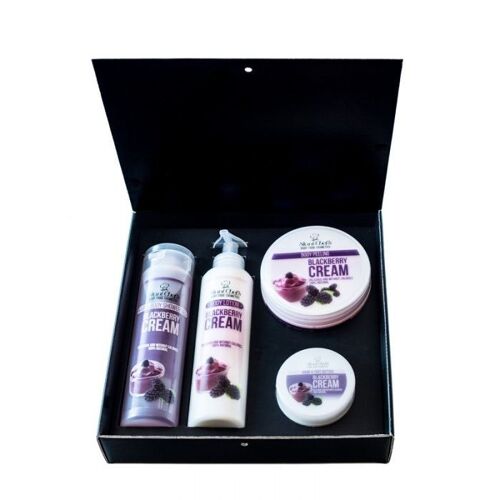 Body Care Gift Set, 4 pcs - Blackberry Cream
