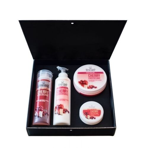 Body Care Gift Set, 4 pcs - Cherry Cheesecake