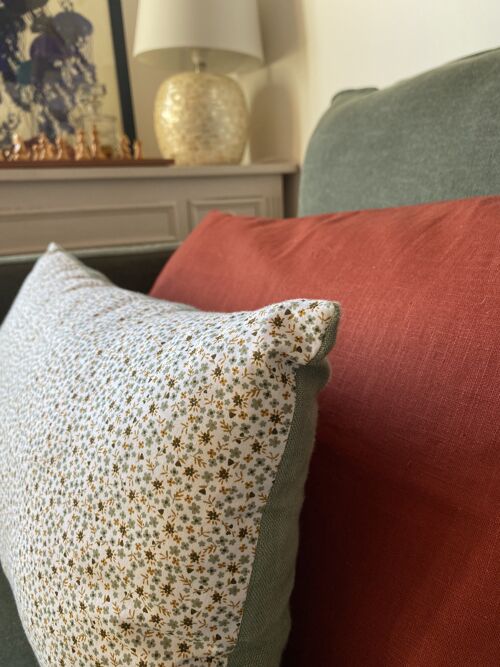 Housse de Coussin BREHAT 50% Lin 50% Coton 30x50cm