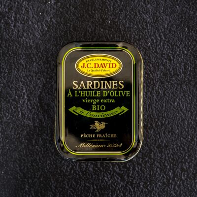 Sarde in Olio Extravergine di Oliva Biologico, Annata 2022 - 115g