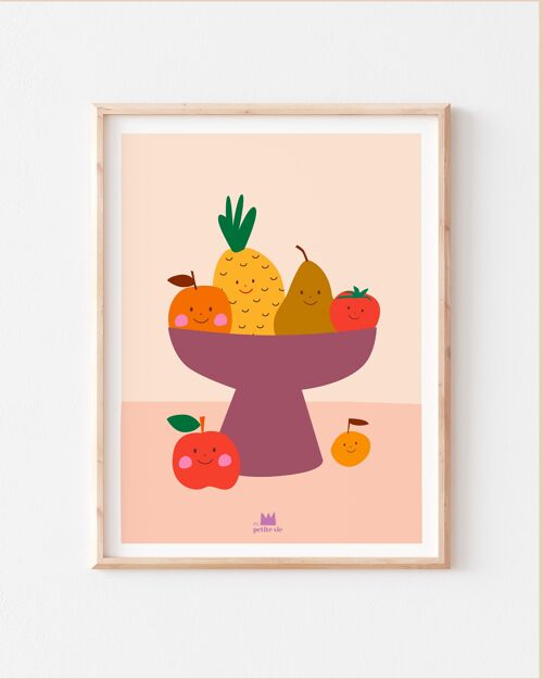 Affiche - décoration maison -les fruits