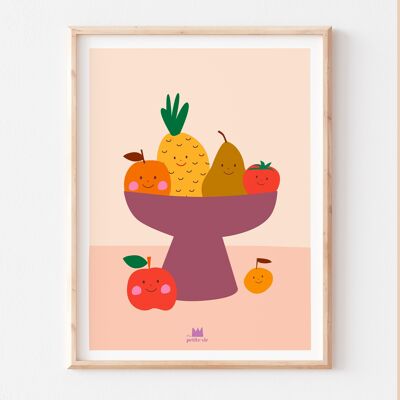 Poster - home decoration - fruits