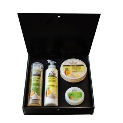 Body Care Gift Set, 4 pcs - Pineapple Yogurt