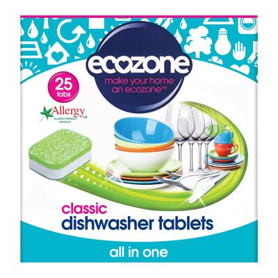 ECOZONE dishwasher tablets classic 25
