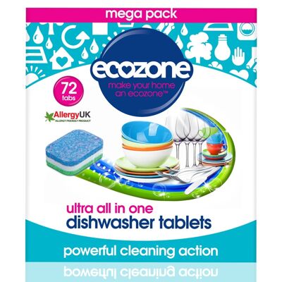 ECOZONE dishwasher tablets ultra 72
