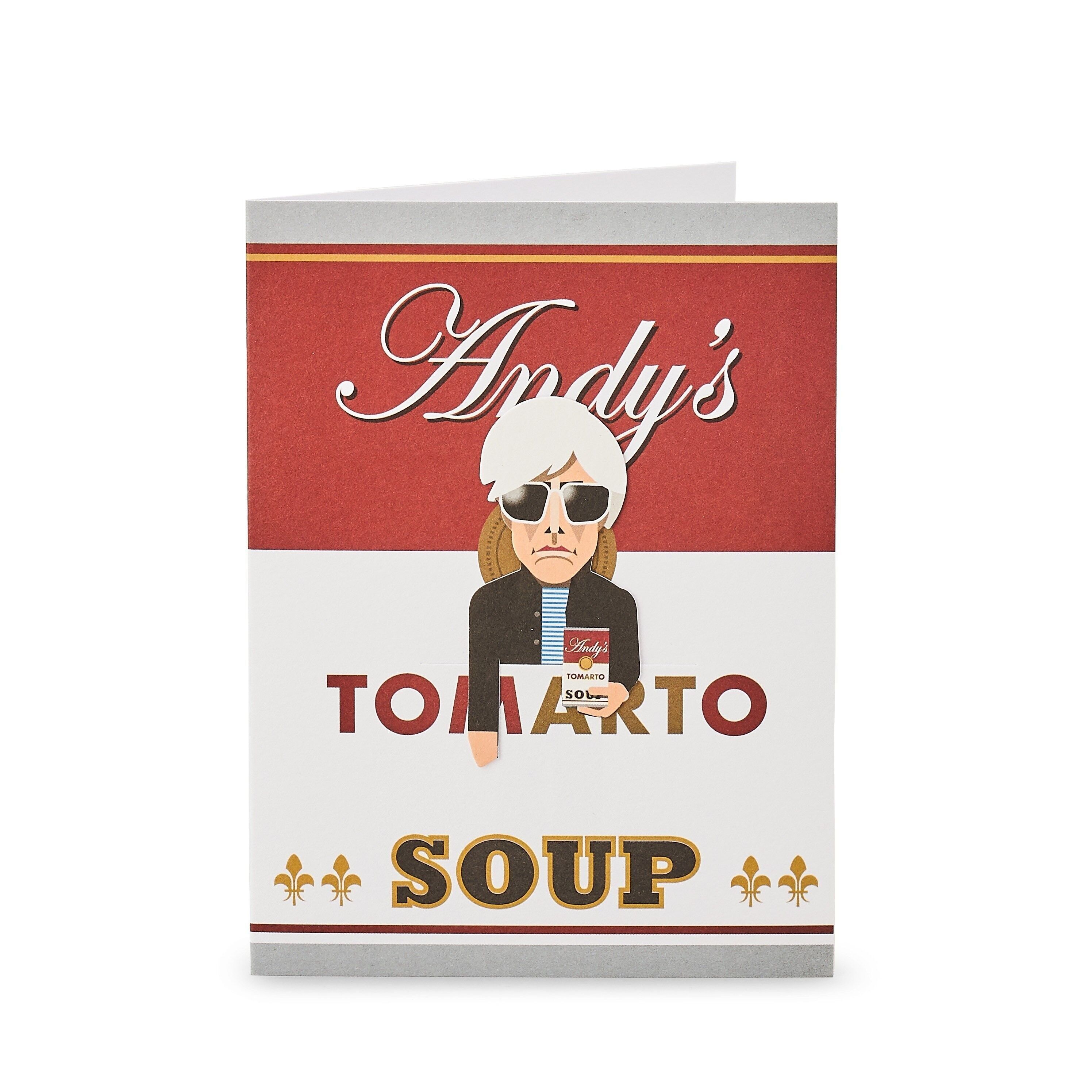 Biglietto segnalibro tascabile artista pop C