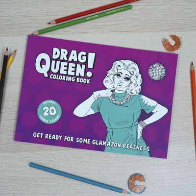 Libro da colorare Drag Queen