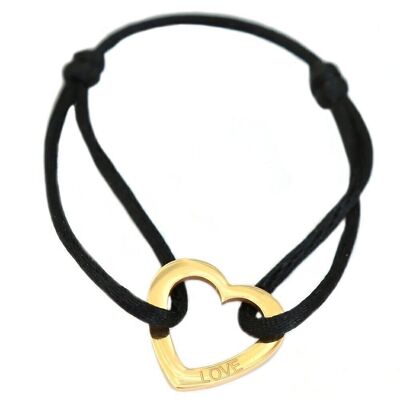 Pulsera dulce amor negra