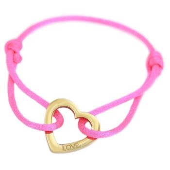 Bracelet doux amour rose 3