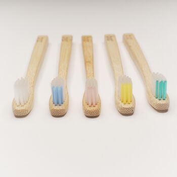 [DÉSTOCKAGE] Brosse à dents enfant en bambou 2