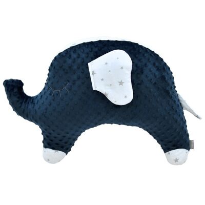 Elephant multi-use maternity cushion, Navy Blue, Made in France, STELLA