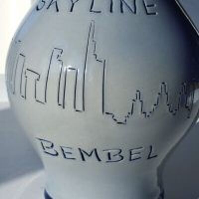 Moderner Frankfurt Skyline Bembel 1,5 Liter