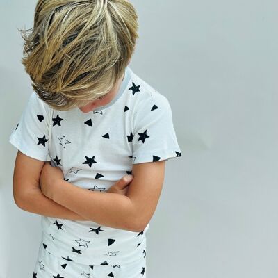 White Star Shortie-Pyjama-Set für Kinder