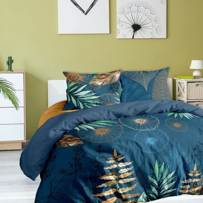 SELVA BLUE HC 240x220 PLACED + 2 PLACED PILLOWCASES