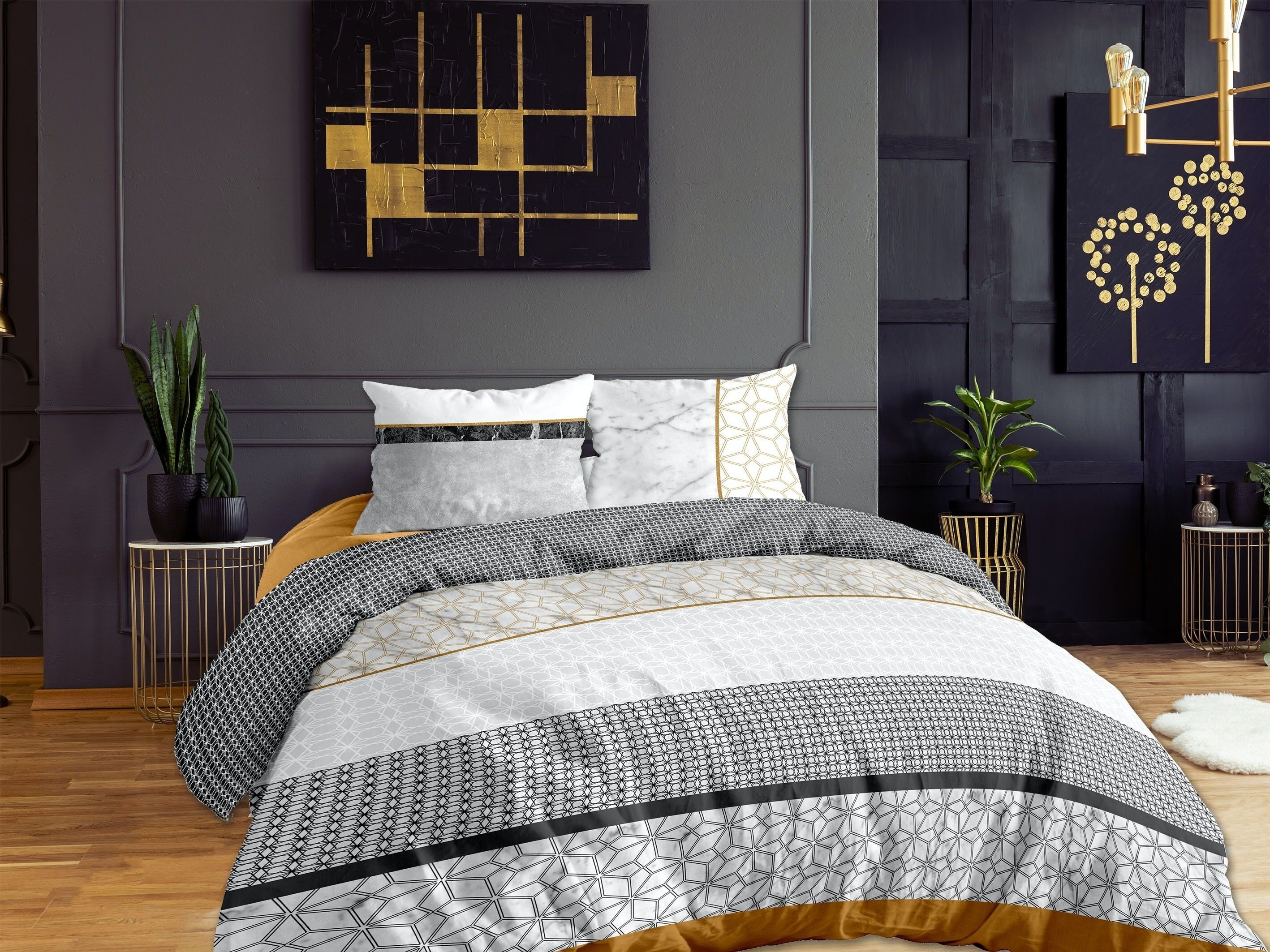 MEDICIS GRAU HC 240x220 AO + 2 PLATZIERTE KISSENBEZÜGE VP