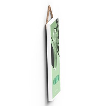 P2042 - Plaque à suspendre en bois sur le thème de l'alcool de style moderne en verre à cidre 4