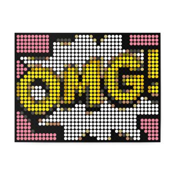 Set pixel art avec points de colle - OMG 30x40 cm 4