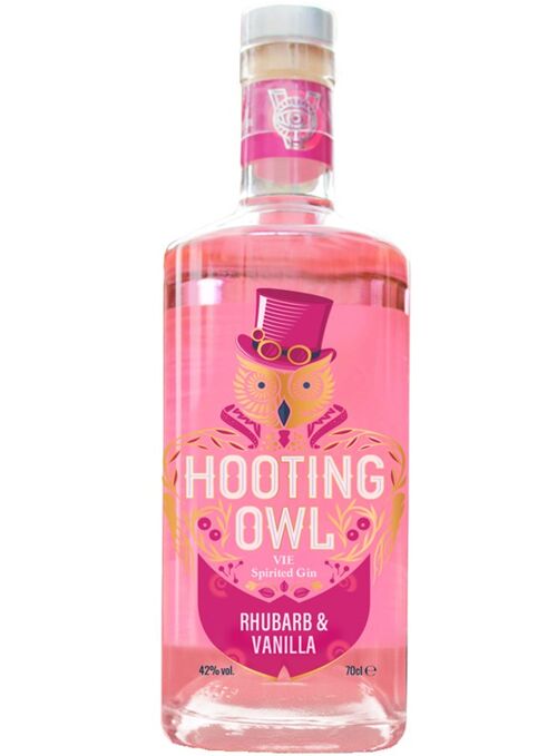 Hooting Owl VIE – Rhubarb & Vanilla Gin 42%
