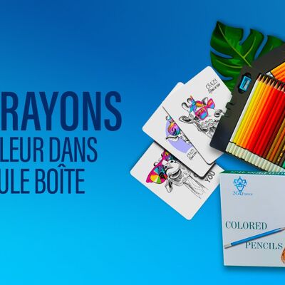 Aiguiseur - bloc de papier de verre pour crayon - 2G France