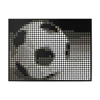 Ensemble pixel art avec points de colle - football 30x40 cm 4