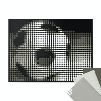 Ensemble pixel art avec points de colle - football 30x40 cm 1