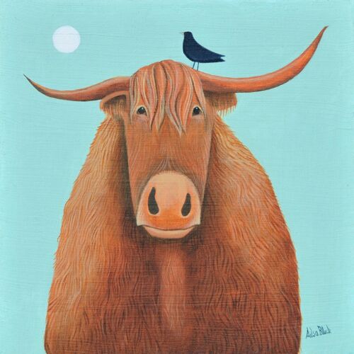 Blank greetings card - Broon Coo