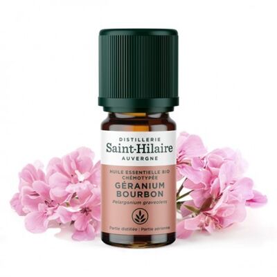 HUILE ESSENTIELLE GÉRANIUM BOURBON BIO