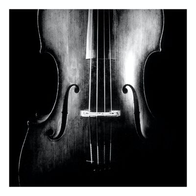 Leere Grußkarte - Cello