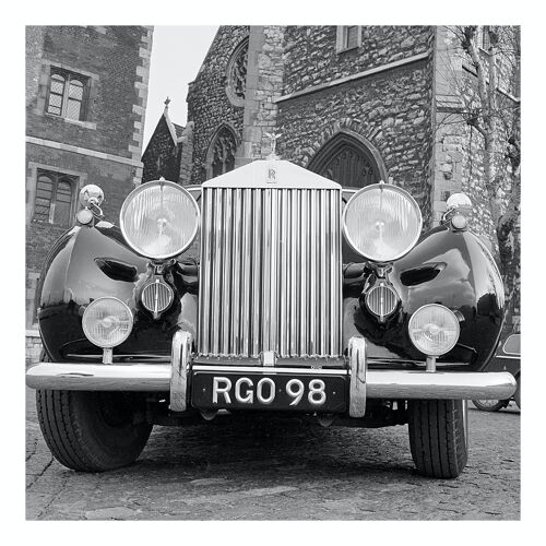 Blank greetings card - Rolls Royce RGO 98