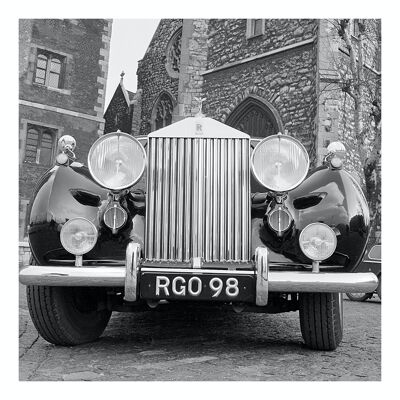 Blank greetings card - Rolls Royce RGO 98