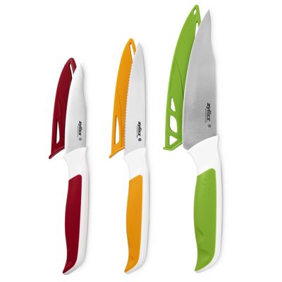 ZYLISS COMFORT COLOR 3 KITCHEN KNIVES
