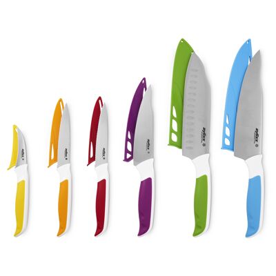 ZYLISS COMFORT COLOR 6 KITCHEN KNIVES